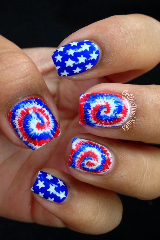 4th of july nails