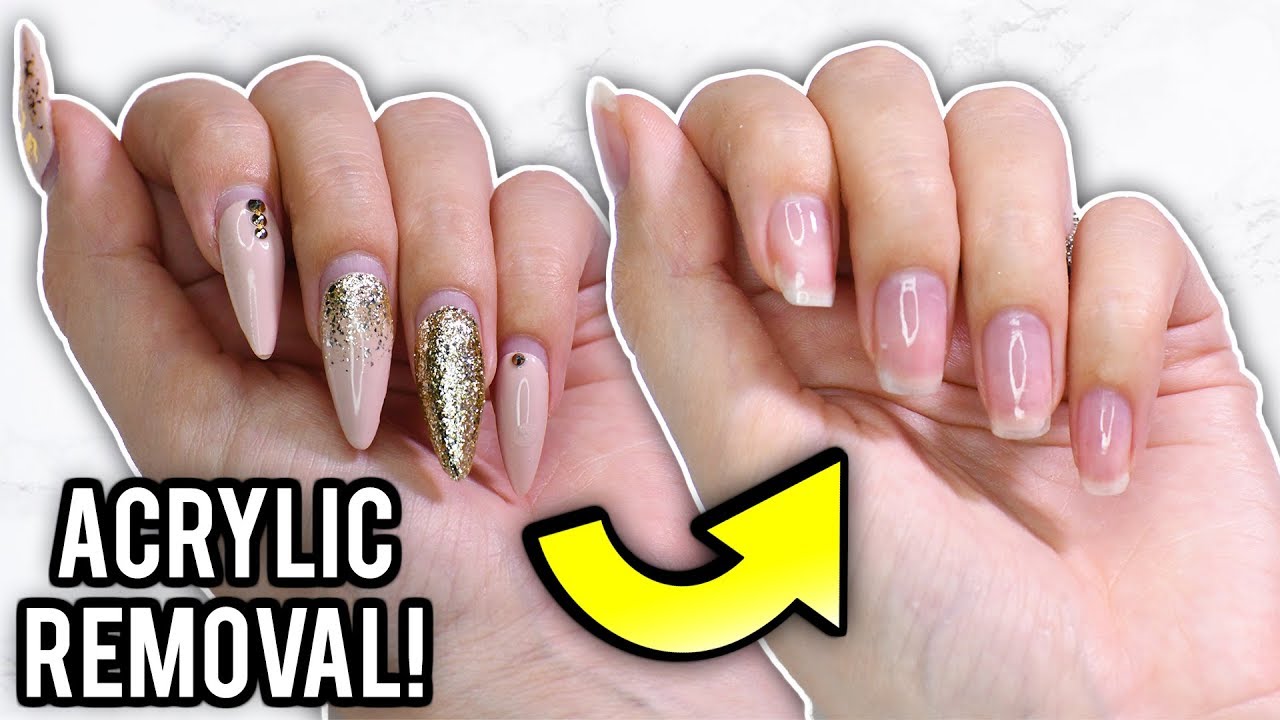 How to remove acrylic nails