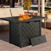 outdoor propane fireplace